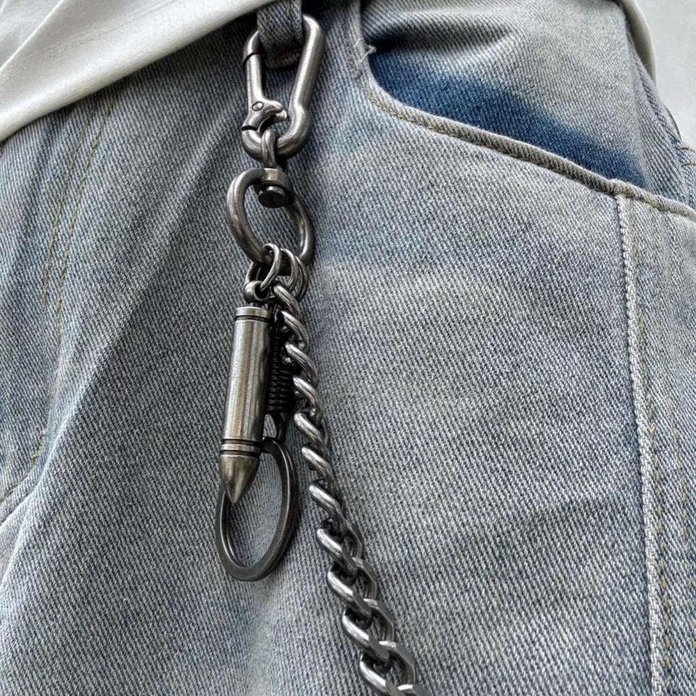 Silver bullet Wallet Chain